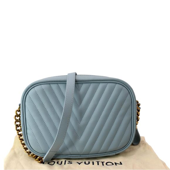 Louis Vuitton New Wave Quilted Leather Shoulder Bag Light Blue - Picture 3 of 12